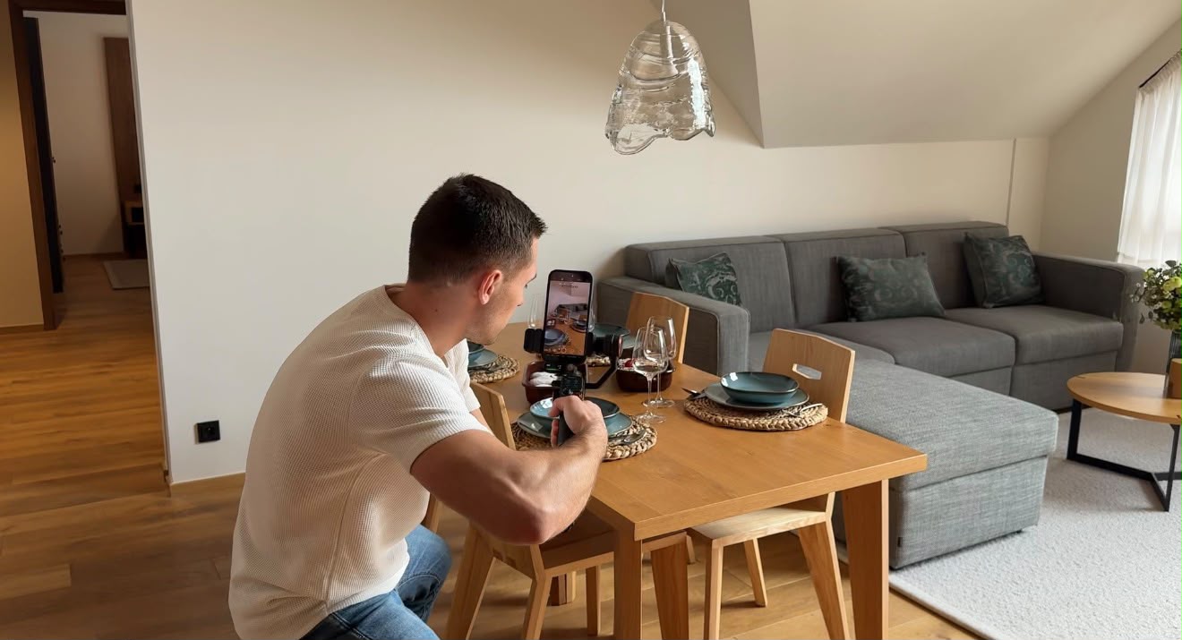 Natáčení produktového videa mobilem v interiéru – Trendii