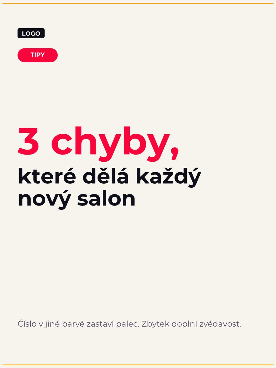 Obálka šablon Reels covery od Trendii